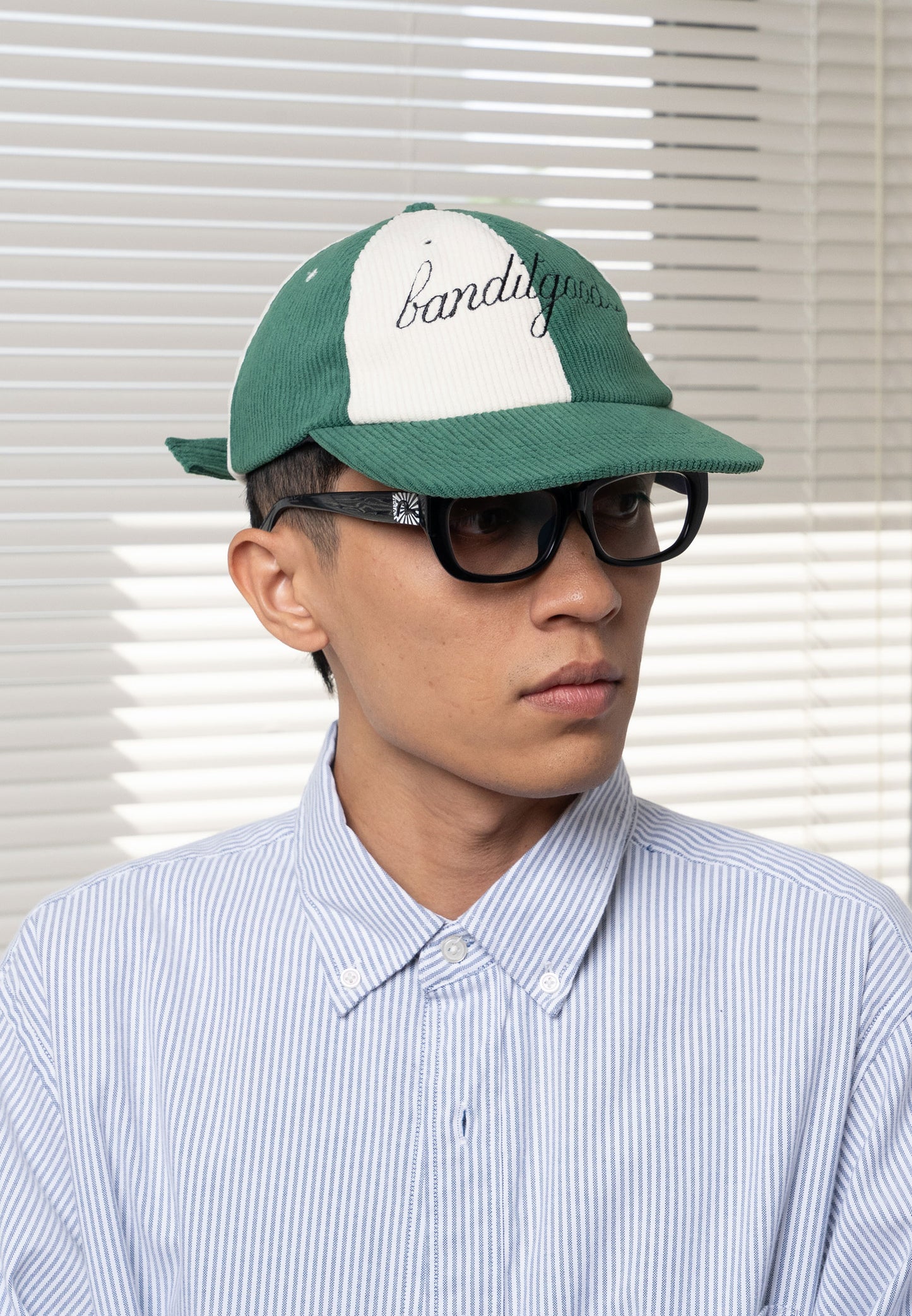 Dane Corduroy Cap (Green)