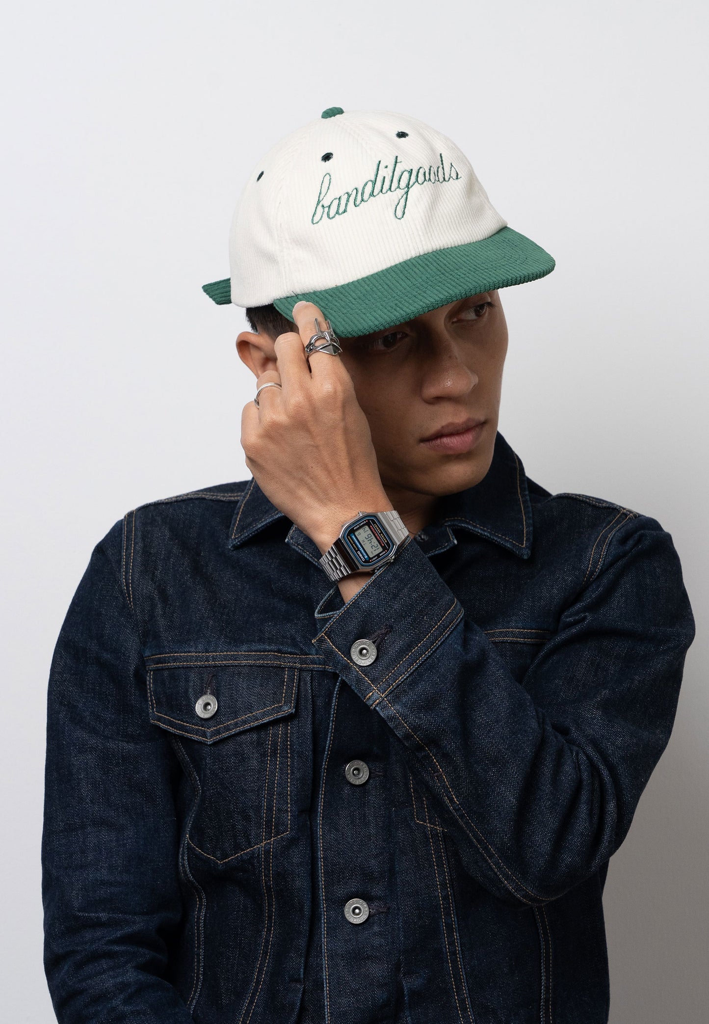 Luis Corduroy Cap (Green)
