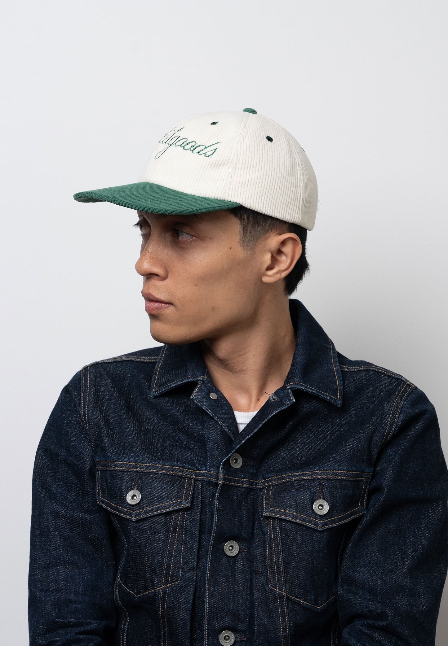 Luis Corduroy Cap (Green)