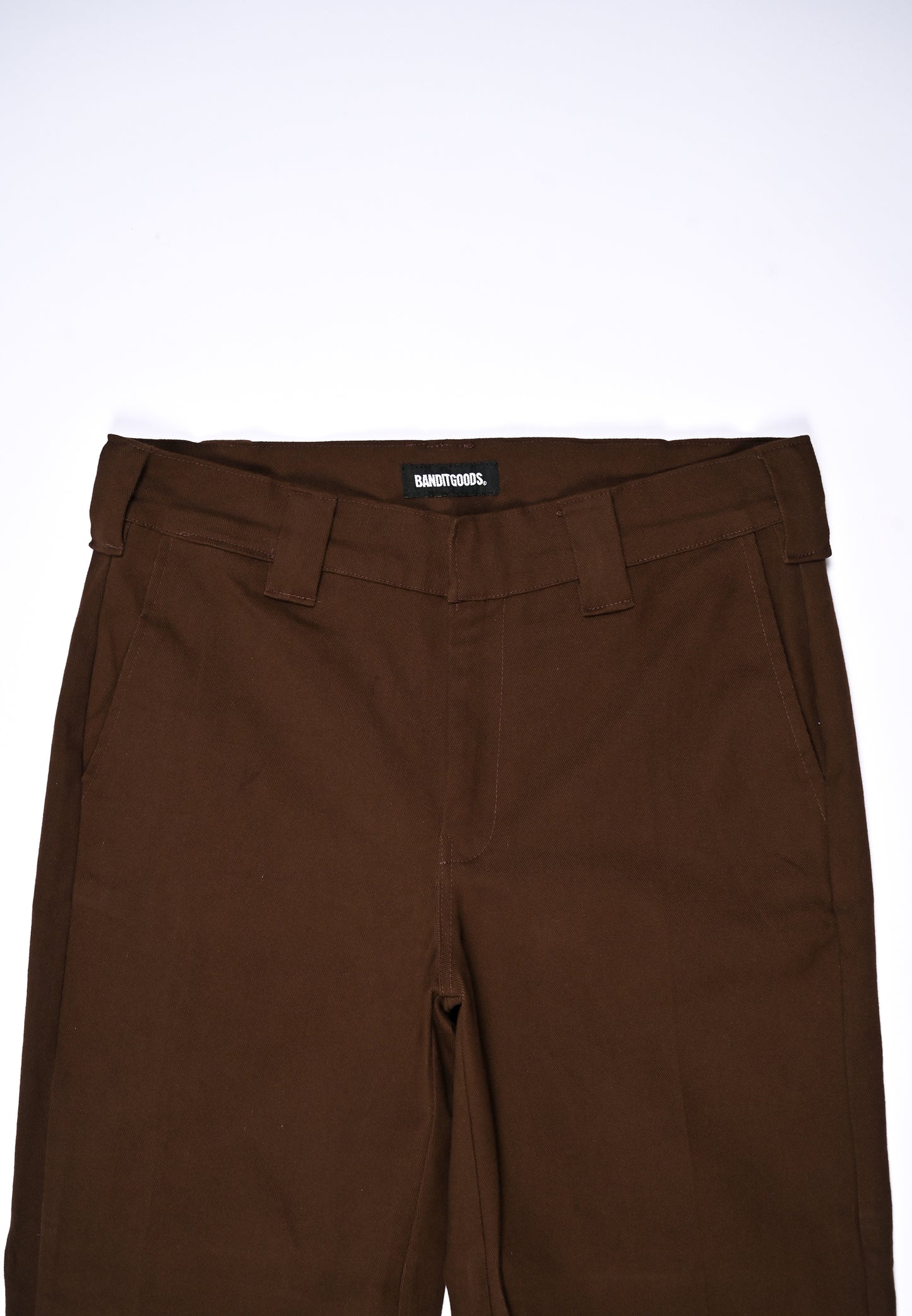 Cole Twill Pants (Chocolate Brown)
