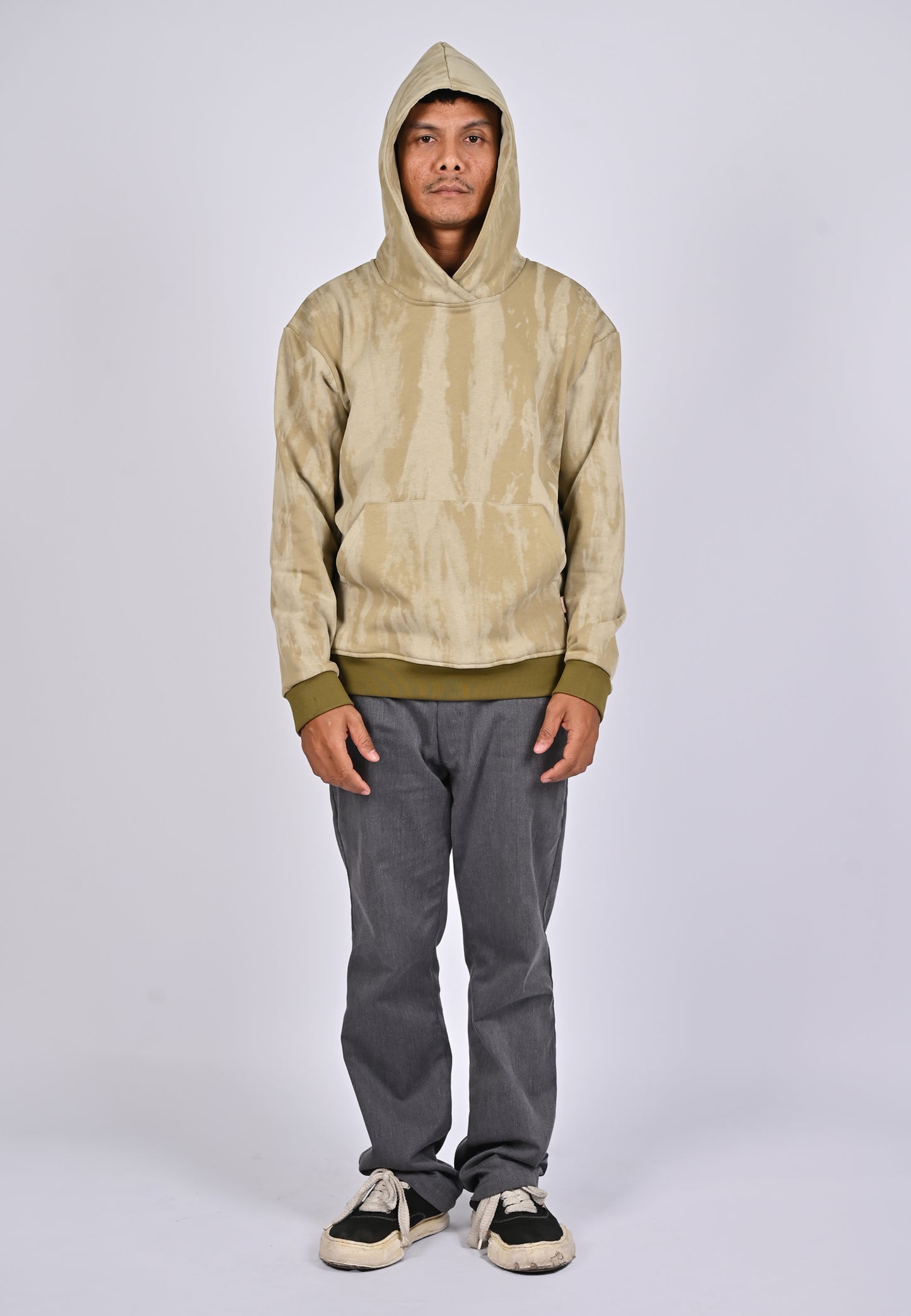 Marc Washed Hoodie (Moss)