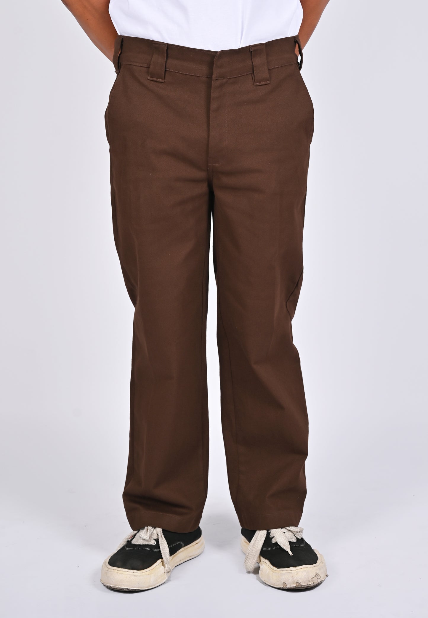 Cole Twill Pants (Chocolate Brown)