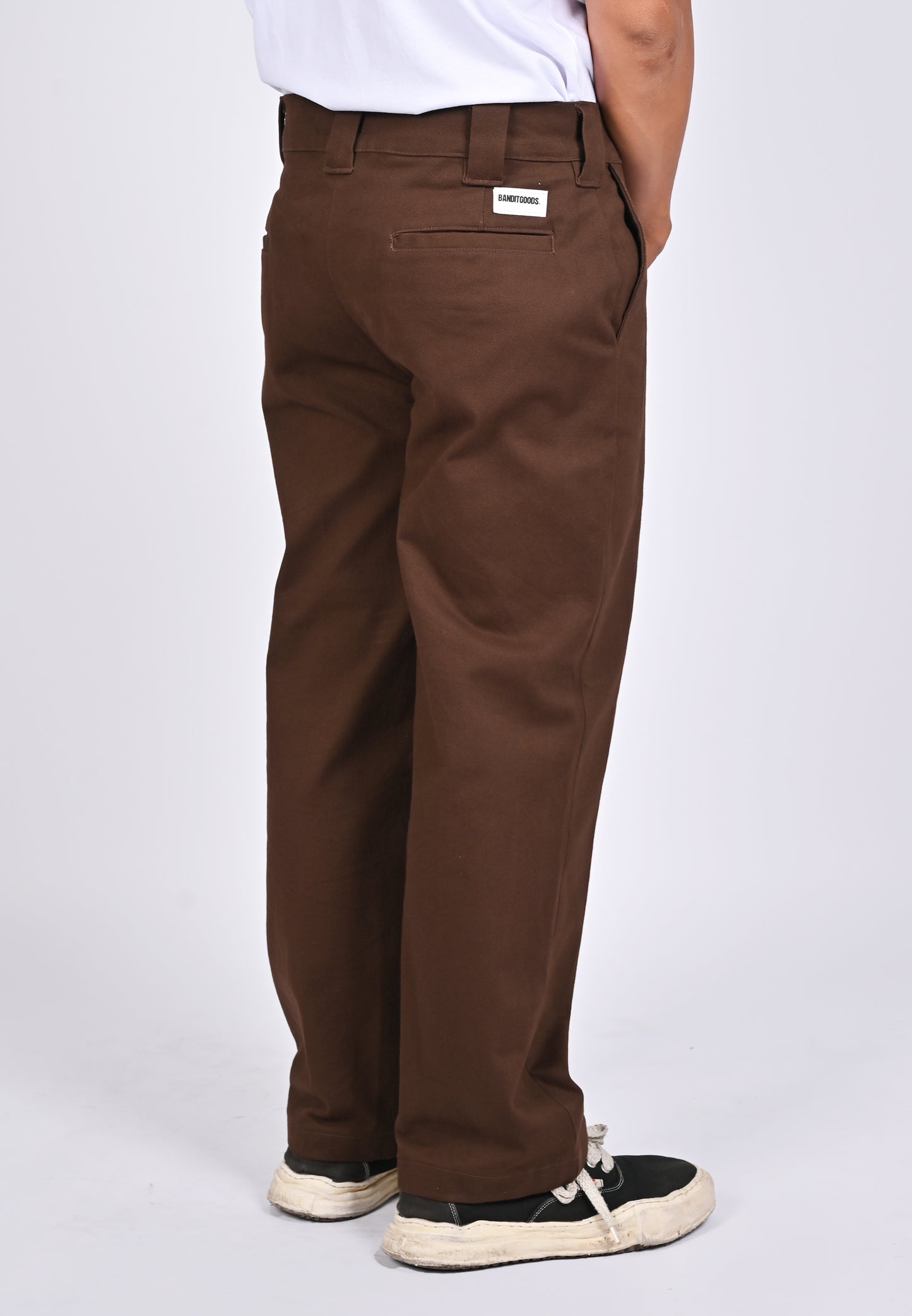 Cole Twill Pants (Chocolate Brown)