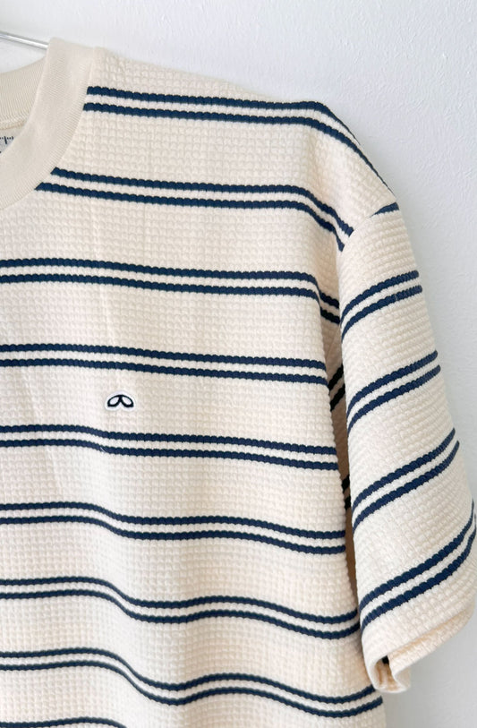 Josh Waffle T-Shirt (Navy Blue)