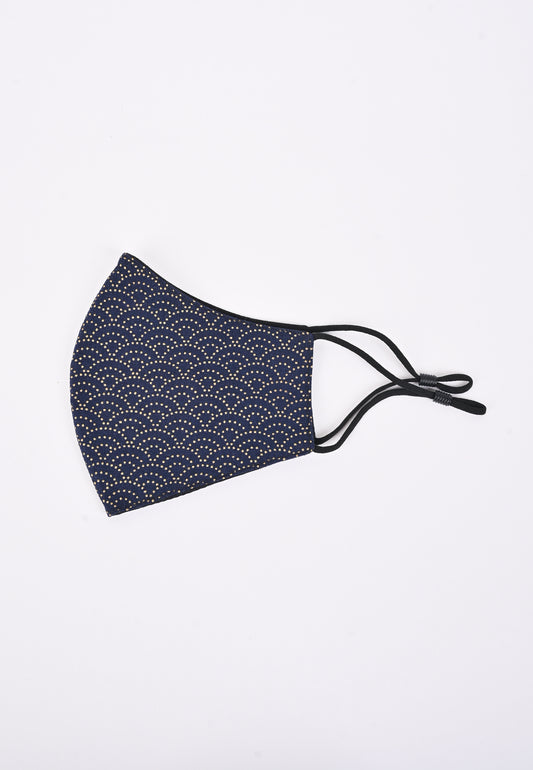 Fashion Mask (Sashiko - Blue)