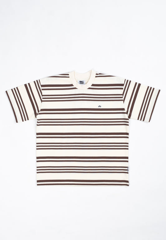 Gabe Stripe T-Shirt (Brown)